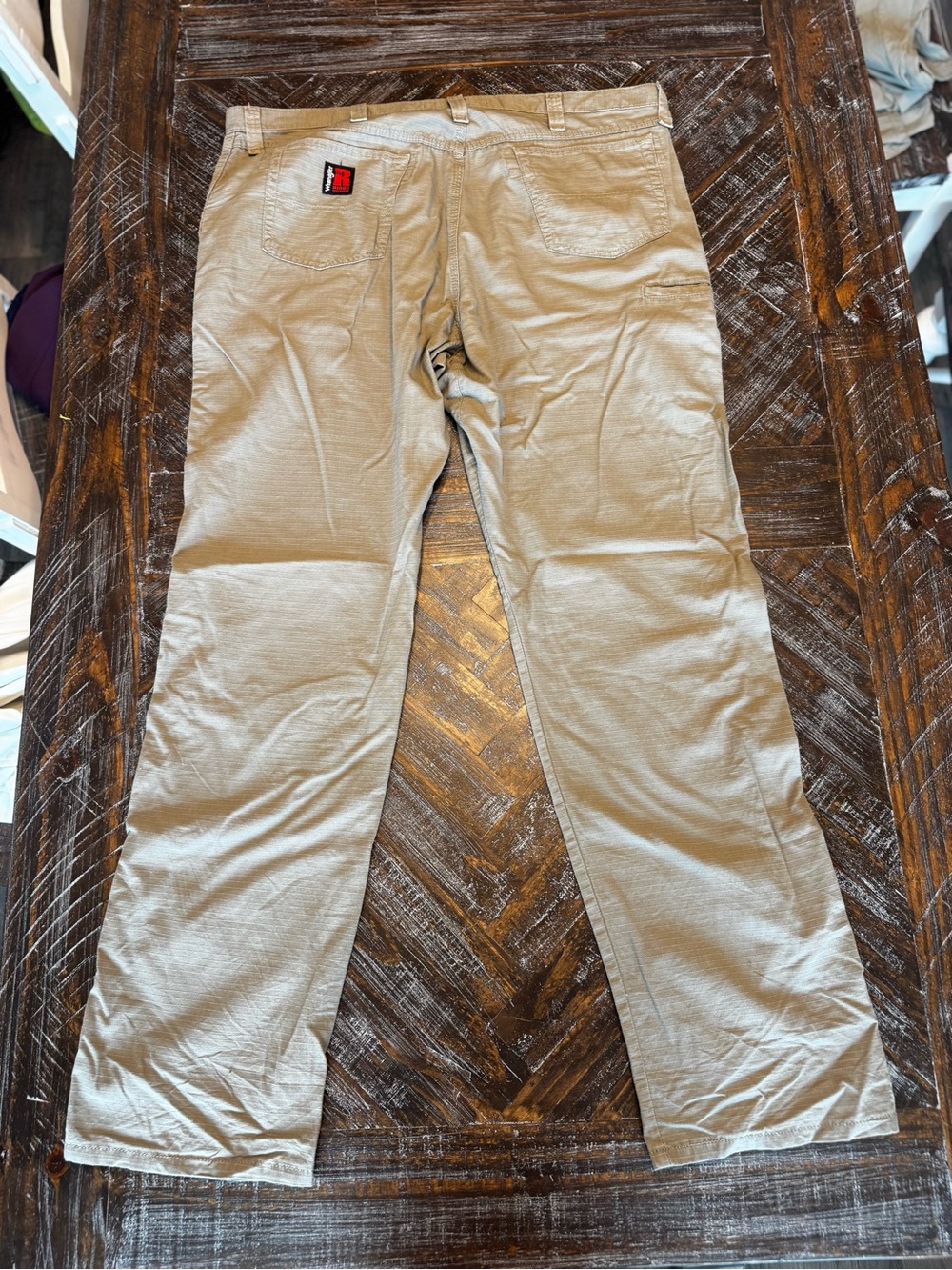 Wrangler Riggs Ripstop Work Pants - Tan - Picture 13 of 14